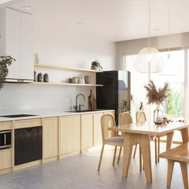 Nhà phố ở Hà Nội xây kiểu Nhật, gió len lỏi mọi ngóc ngách mát rượi