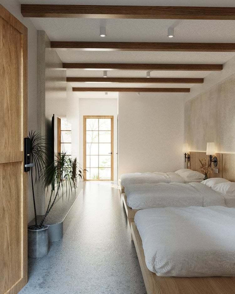 Nhà phố ở Hà Nội xây kiểu Nhật, gió len lỏi mọi ngóc ngách mát rượi