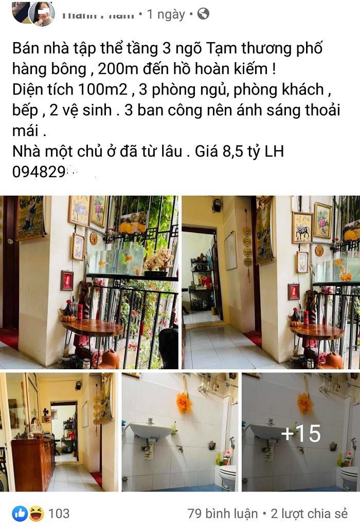 Thị trường chung cư cũ tăng giá “chóng mặt” vào dịp cuối năm