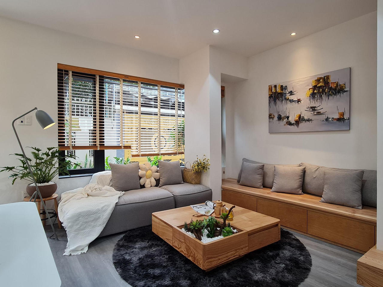 Ngôi nhà hơn 40m2 không một góc chết, tận dụng được cả diện tích bé xíu