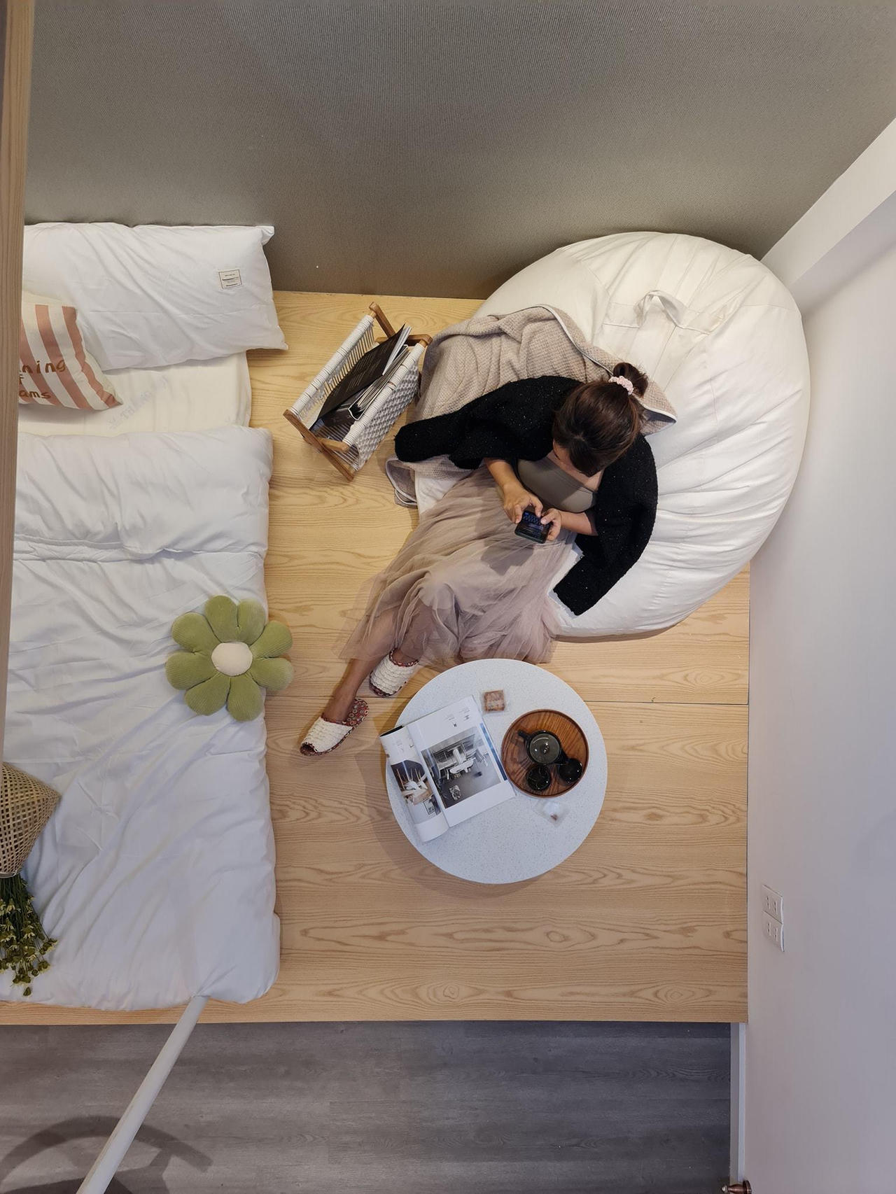 Ngôi nhà hơn 40m2 không một góc chết, tận dụng được cả diện tích bé xíu