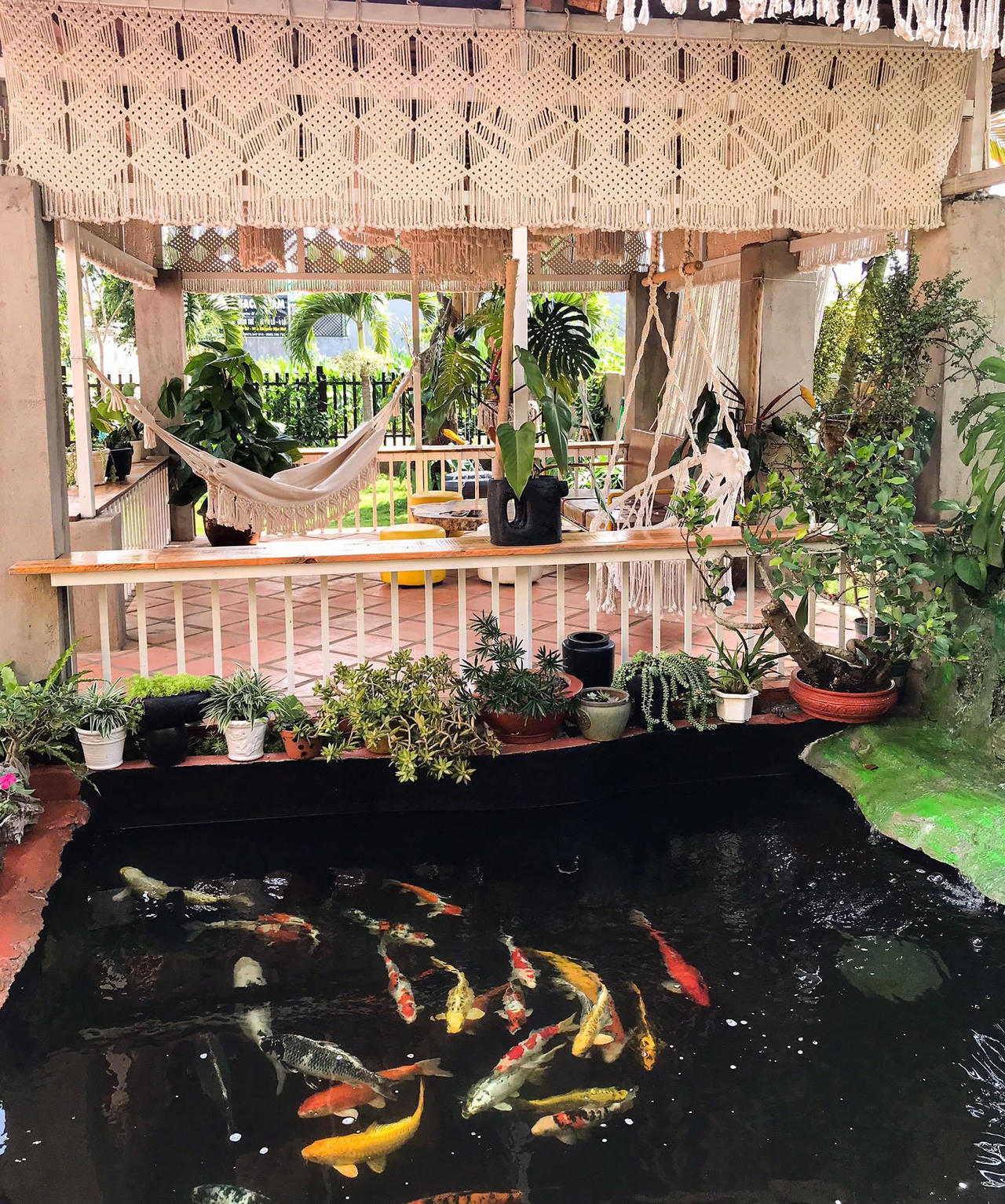 Về quê 'trốn dịch', 8x tự tay xây homestay đẹp như Đà Lạt, làm hồ cá Koi đẹp mê ly