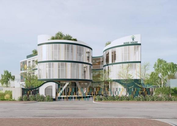 Vân Hugo lộ bản vẽ siêu tòa nhà sắp xây mang tên mình, nhìn mà choáng