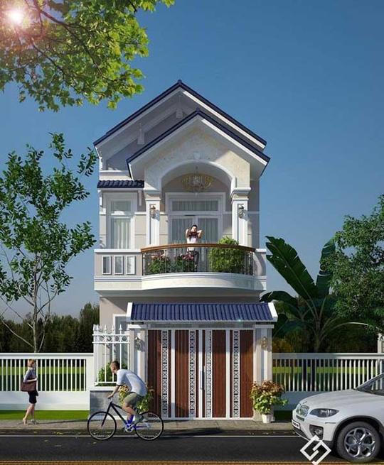 10 mẫu nhà 2 tầng có ban công đẹp xuất sắc