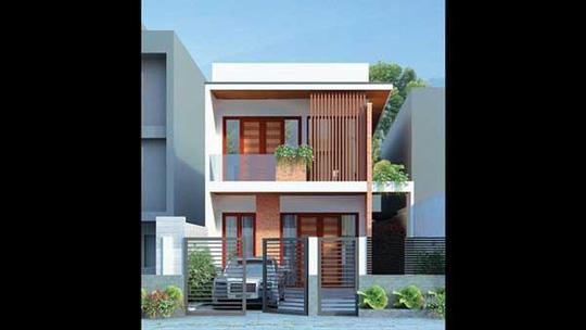 10 mẫu nhà 2 tầng có ban công đẹp xuất sắc