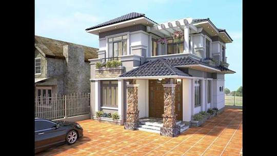 10 mẫu nhà 2 tầng có ban công đẹp xuất sắc