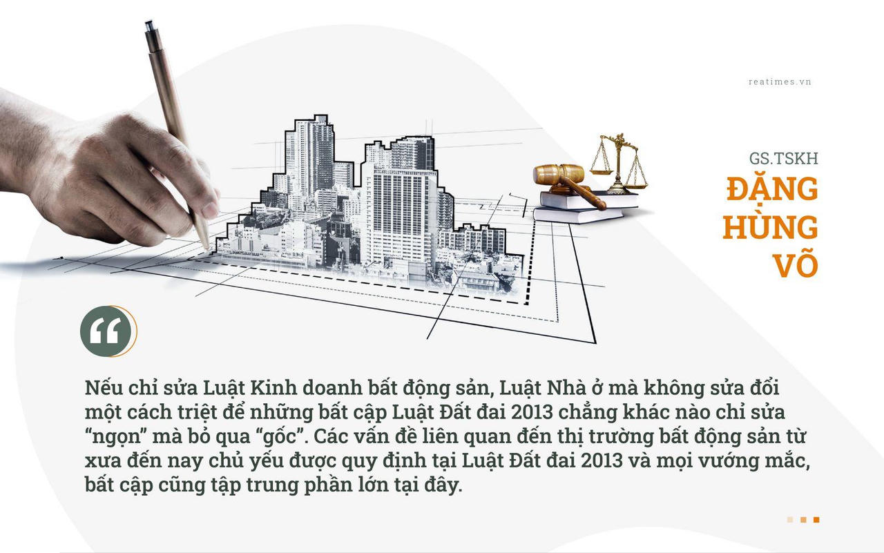 GS. TSKH. Đặng Hùng Võ: “Luật chỉ sửa trên “ngọn” thì không giải quyết được vấn đề”