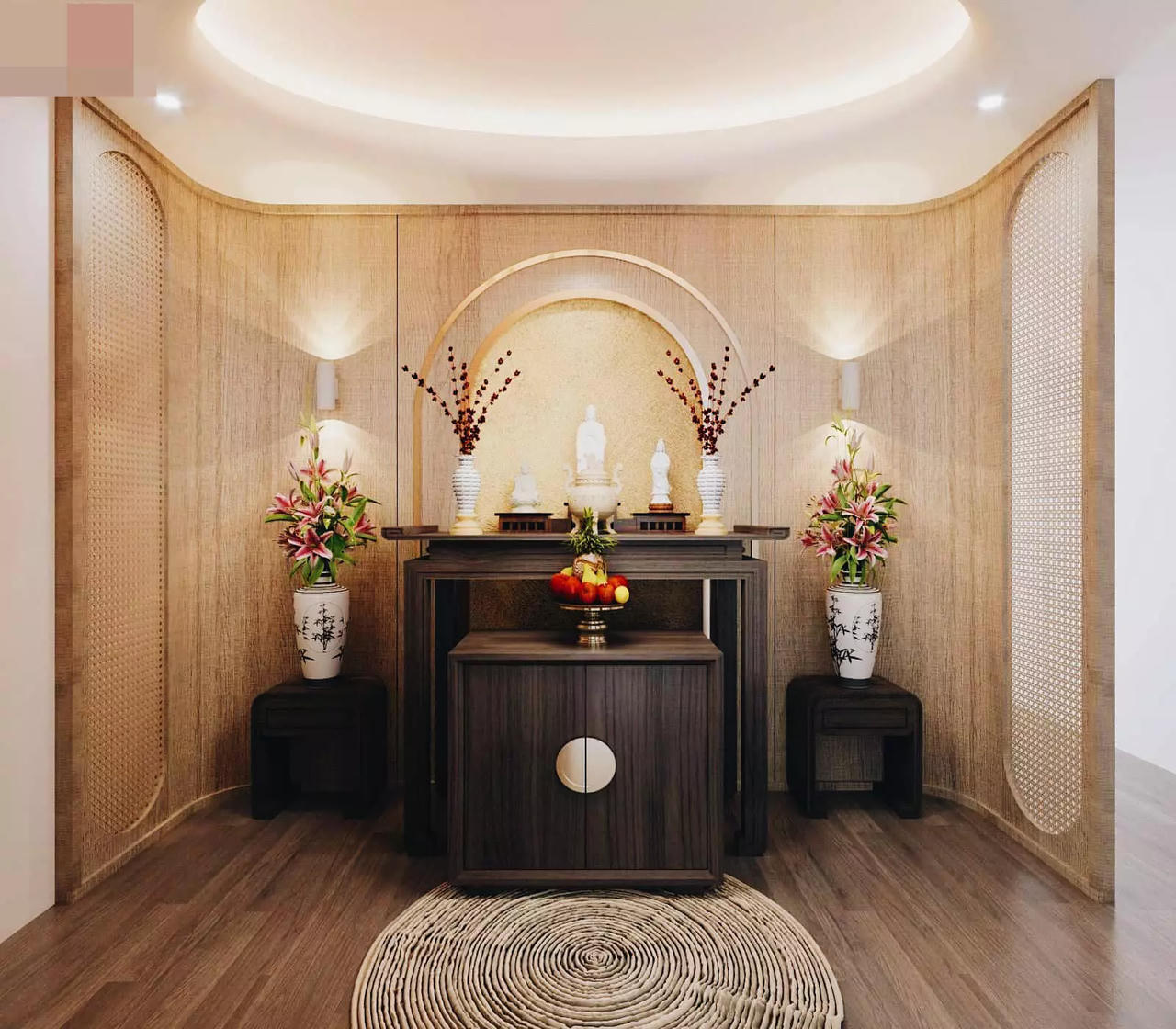 Biệt thự mang sắc xanh biển cả, sân thượng gây mê với mái trong suốt