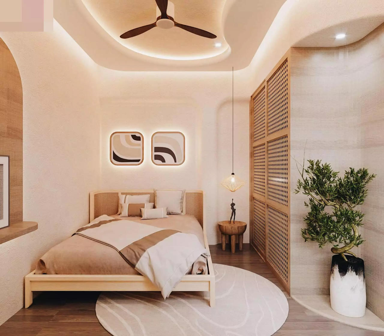 Biệt thự mang sắc xanh biển cả, sân thượng gây mê với mái trong suốt