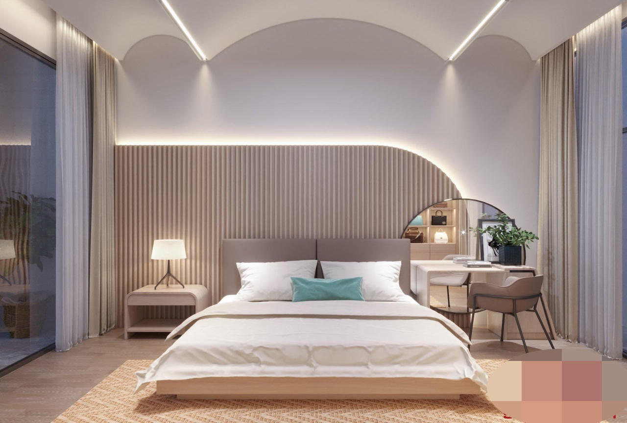 Rừng cây tươi tốt trong ngôi nhà giữa phố