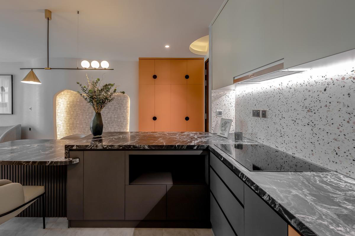 Chung cư lấy cảm hứng từ hẻm núi màu cam đất