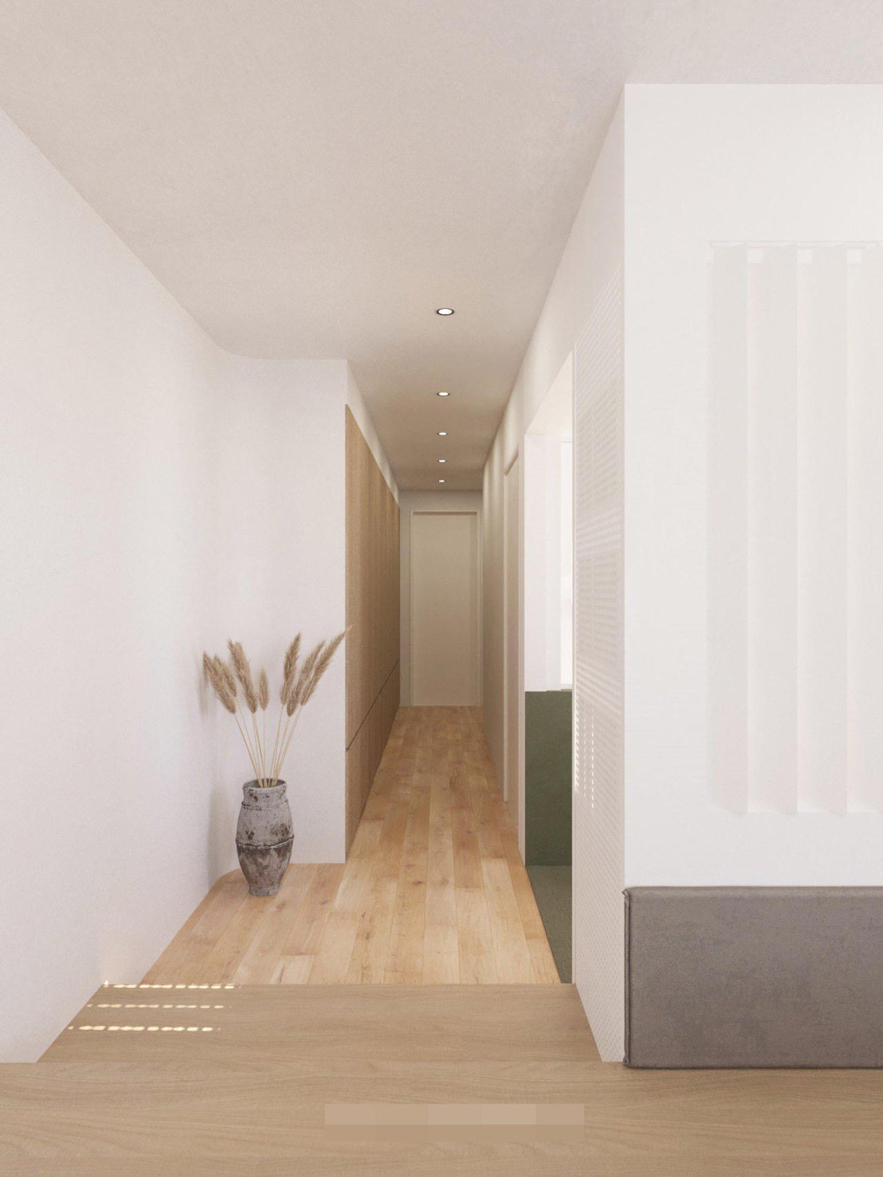 Ngôi nhà ẩn mình dưới tán cây xanh, mang âm hưởng mùa hè sôi động