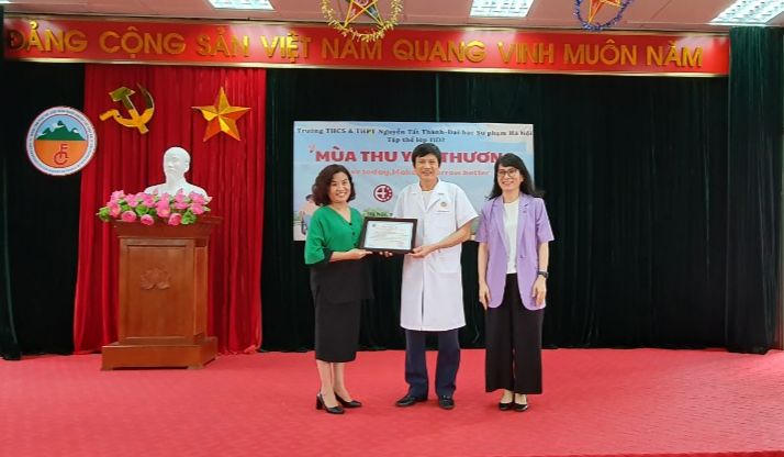 “Mùa thu yêu thương” - dự án ấm áp của học sinh mái trường mang tên Bác