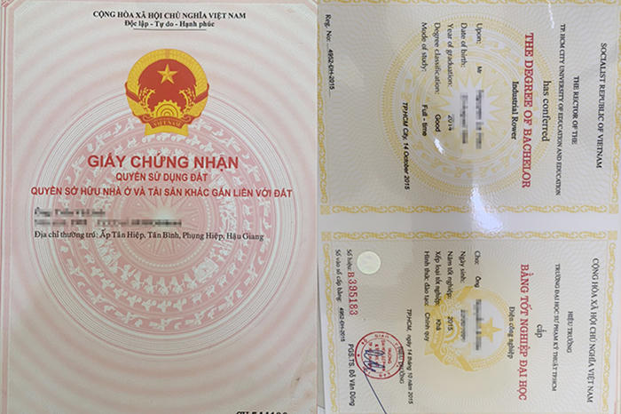 Manh mối triệt phá hai đường dây làm giả giấy tờ tinh vi