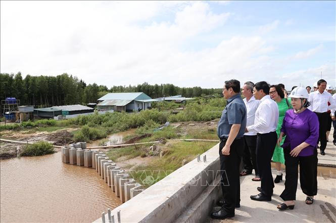 Thủ tướng Phạm Minh Chính khảo sát các dự án hạ tầng quan trọng tại Bạc Liêu