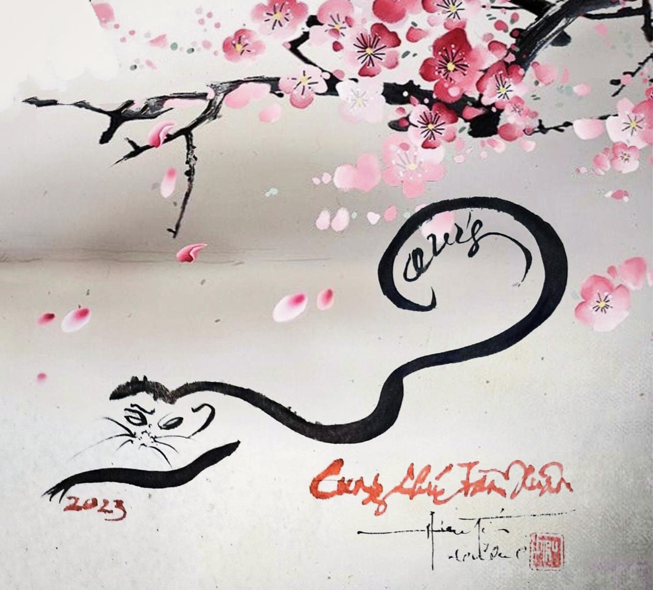 Năm Mão, cùng xem “Miêu Thư” của thầy đồ Nguyễn Hiếu Tín