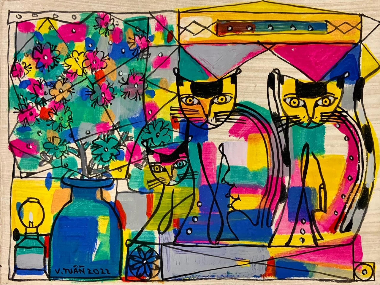 Hình tượng con Mèo từ tranh dân gian đến hiện đại 