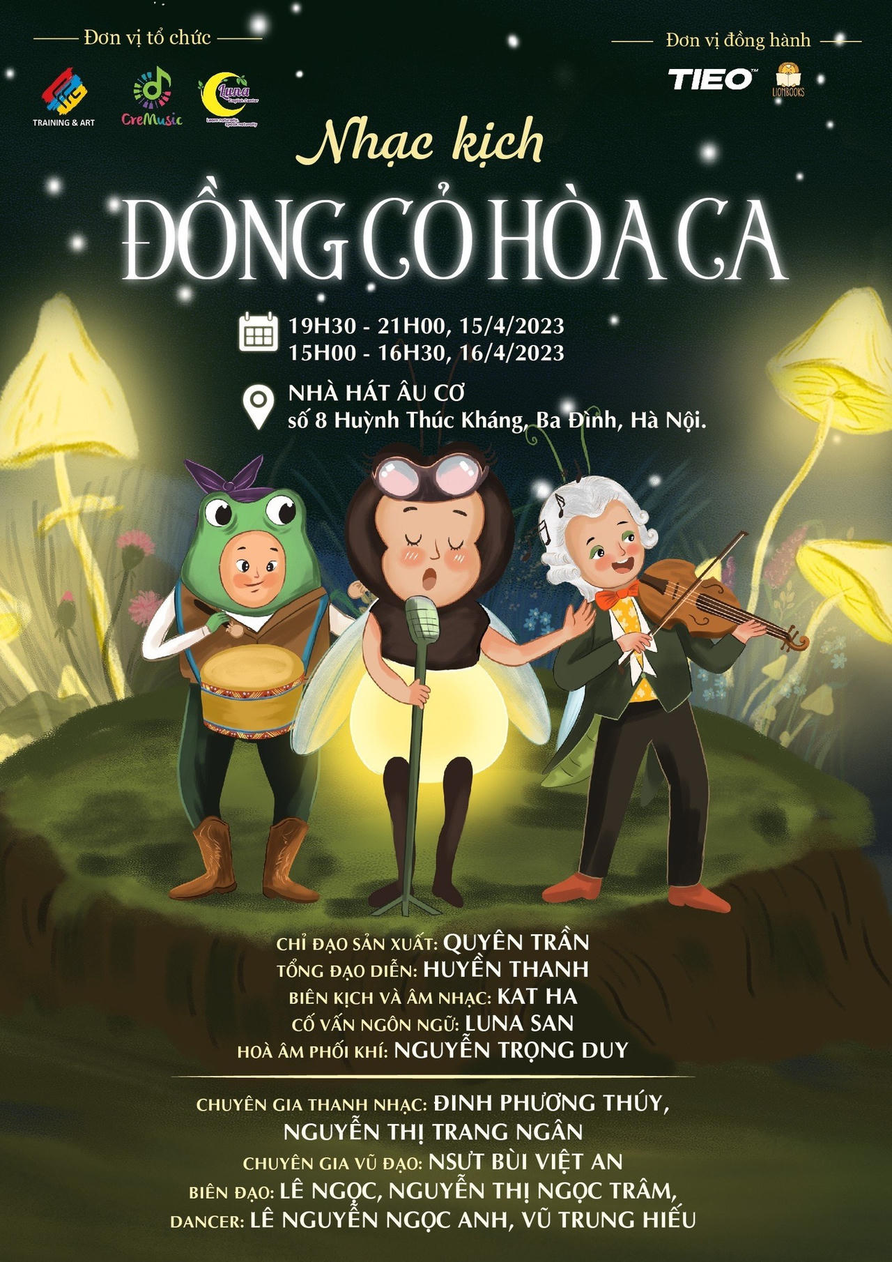 Gần 200 diễn viên nhí sẽ tham gia Nhạc kịch Đồng Cỏ Hòa Ca