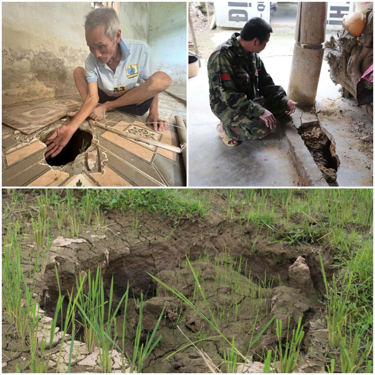 Tình trạng sụt lún nhà cửa tại Quỳ Hợp (Nghệ An): Có hộ gia đình yêu cầu tiền tỷ hỗ trợ