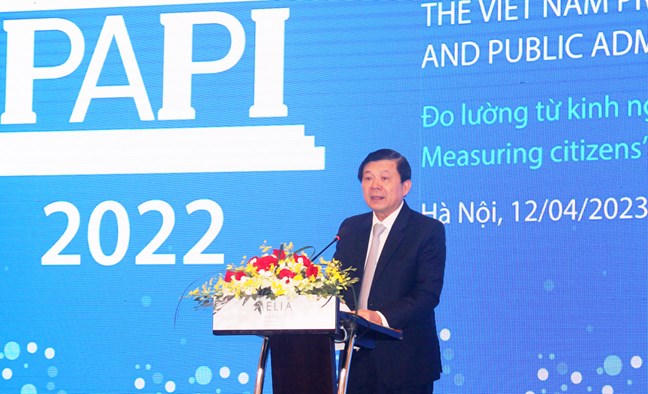 Công bố Chỉ số PAPI năm 2022: Thúc đẩy quá trình đổi mới tư duy, đổi mới chính sách