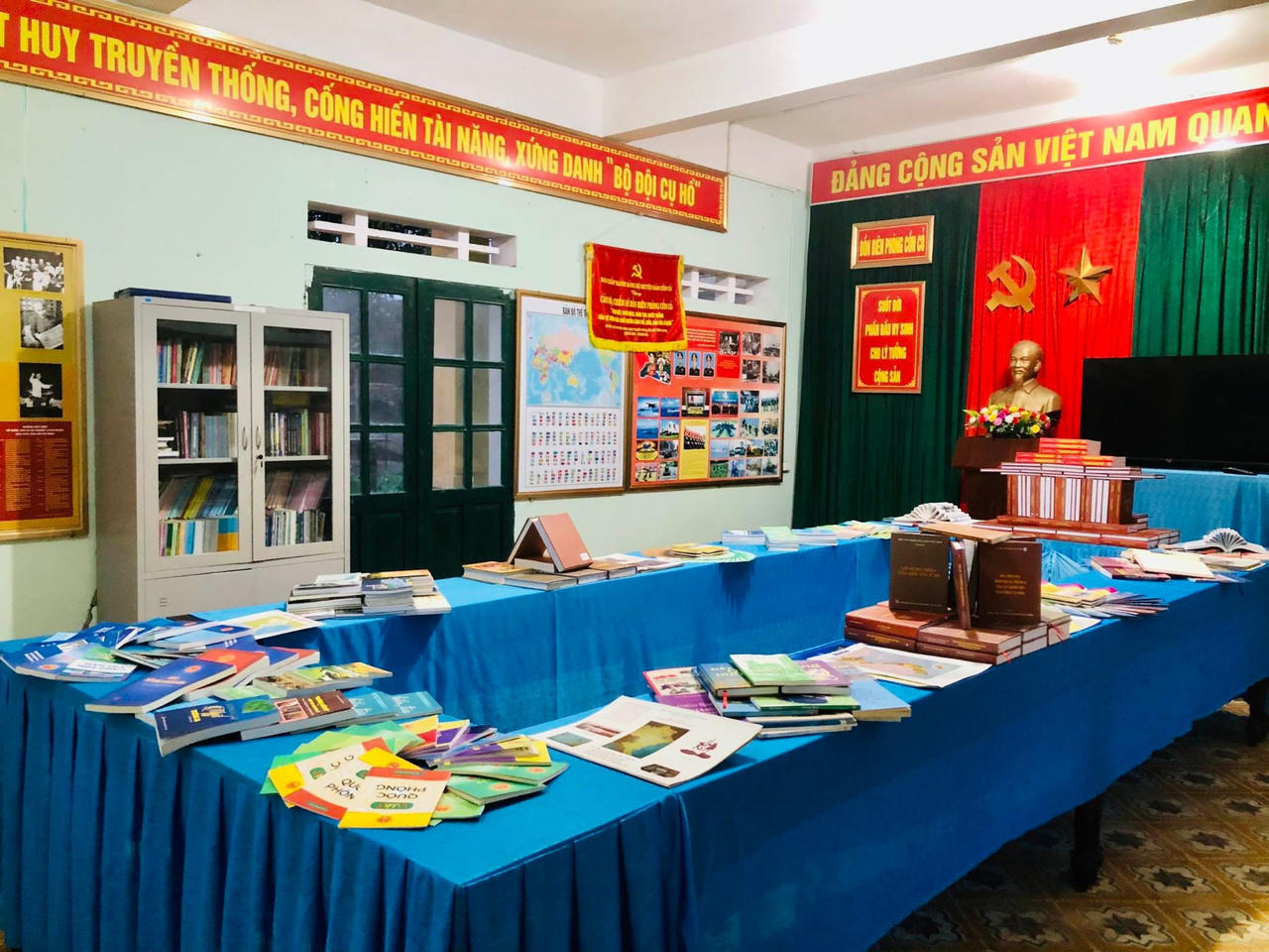 Đồn Biên phòng Cồn Cỏ tổ chức ngày hội đọc sách