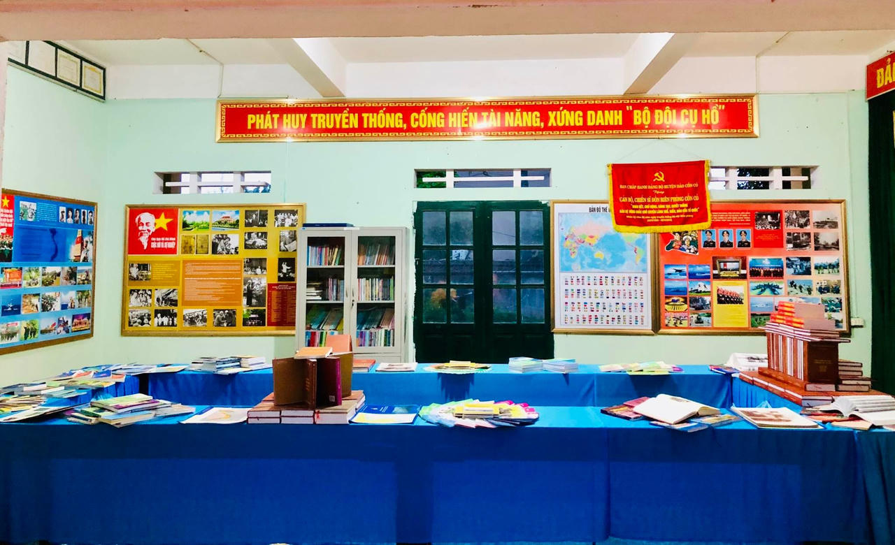 Đồn Biên phòng Cồn Cỏ tổ chức ngày hội đọc sách