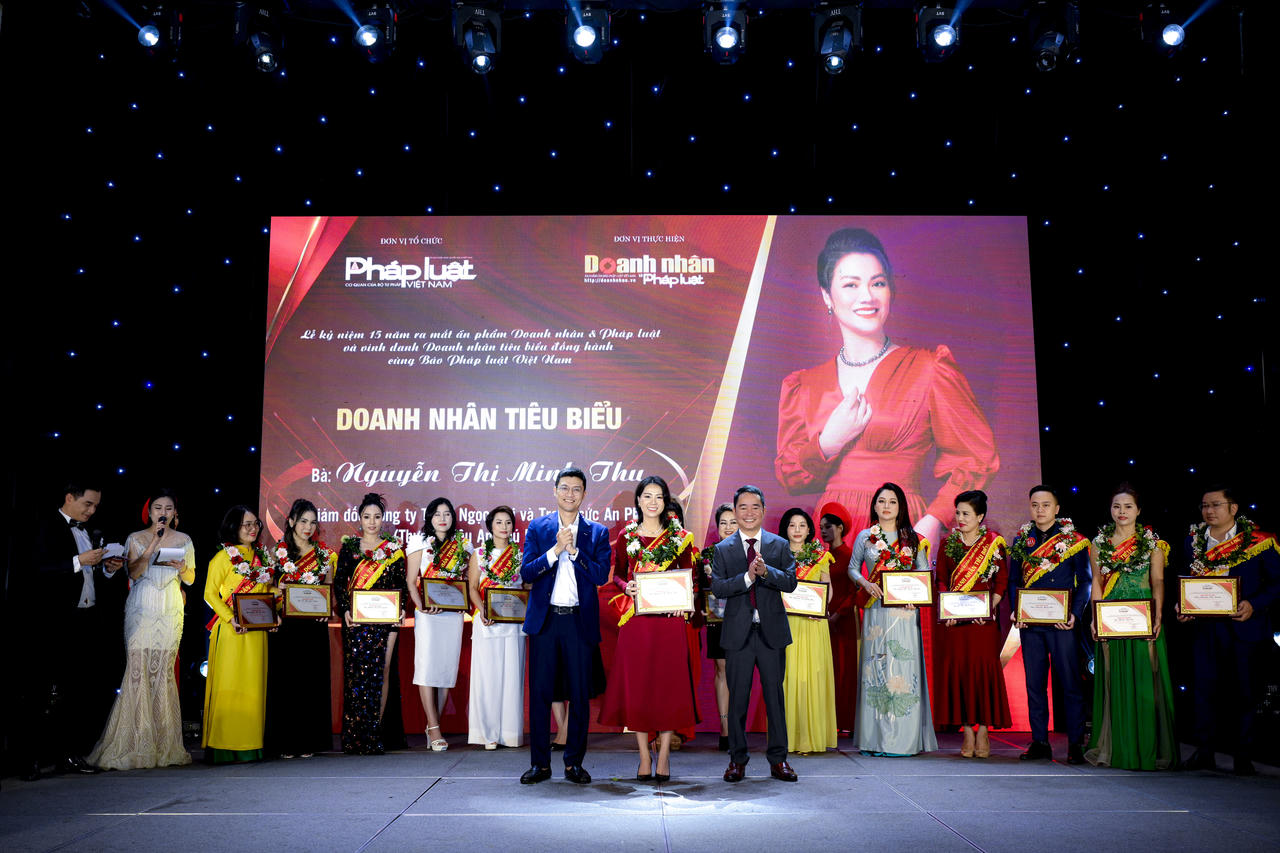 15 doanh nghiệp tiêu biểu được vinh danh tại “Lễ kỷ niệm 15 năm Doanh nhân và Pháp Luật: Dấu ấn của sự thăng hoa”