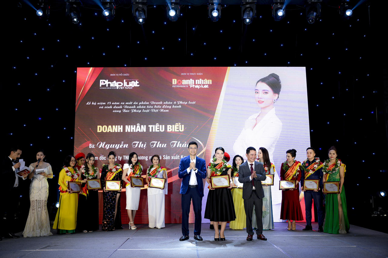 15 doanh nghiệp tiêu biểu được vinh danh tại “Lễ kỷ niệm 15 năm Doanh nhân và Pháp Luật: Dấu ấn của sự thăng hoa”