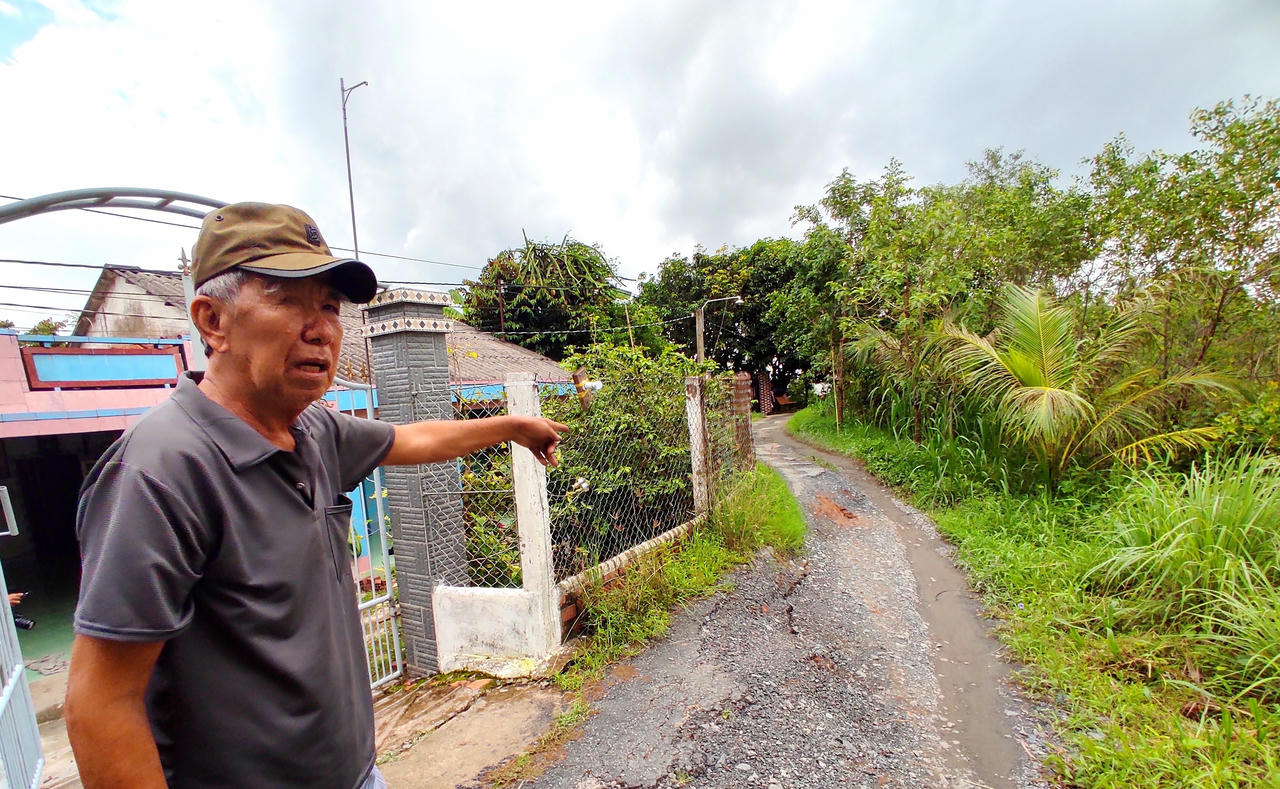 Huyện Long Hồ (Vĩnh Long): Báo động tình trạng bờ sông sạt lở, sụt lún