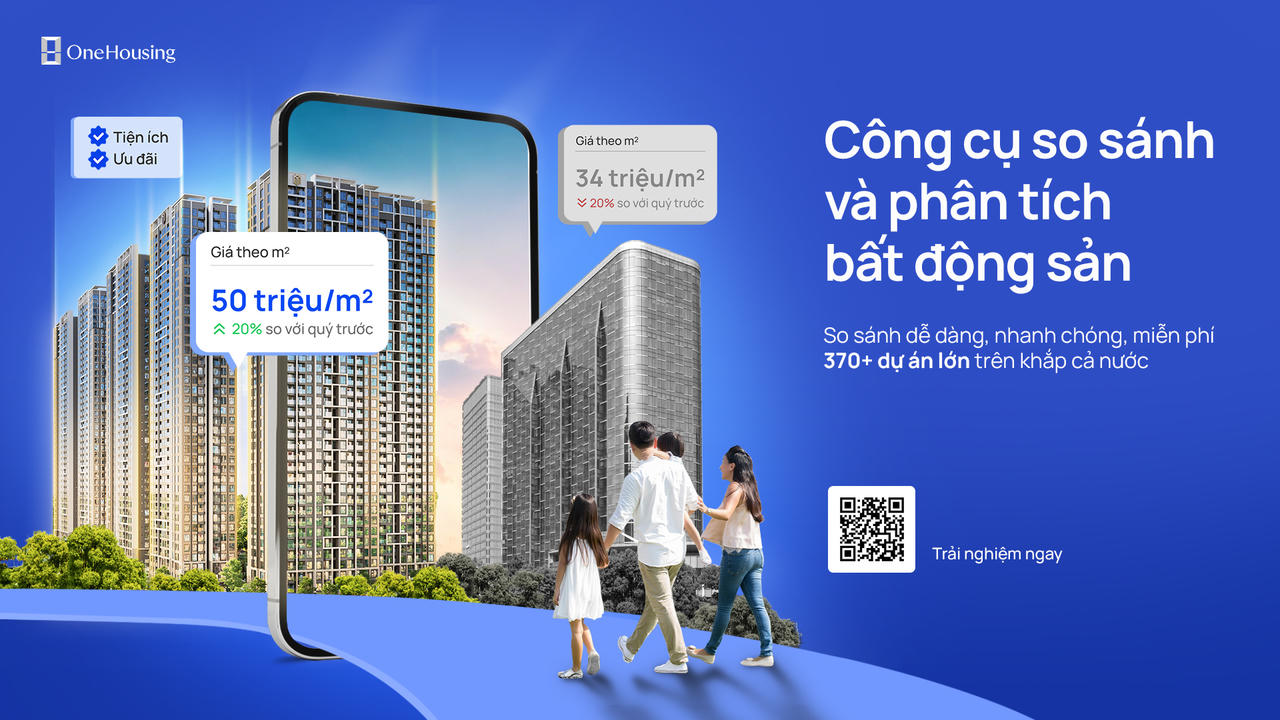 Tính năng so sánh Bất động sản trên OneHousing: Mua nhà dễ như mua điện thoại