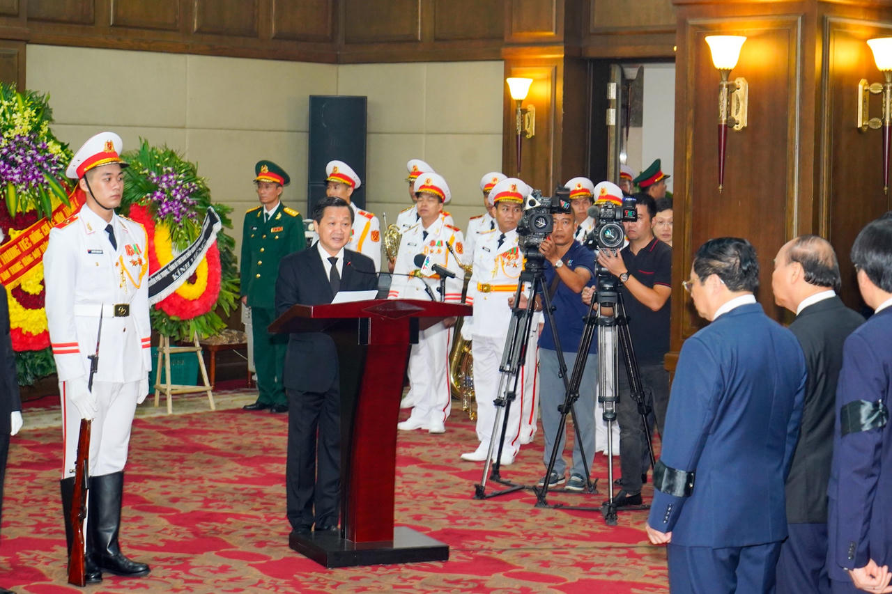 Lễ truy điệu và tiễn đưa Phó Thủ tướng Lê Văn Thành về nơi an nghỉ cuối cùng