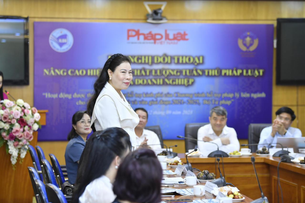 Hội nghị đối thoại "Nâng cao hiệu quả, chất lượng tuân thủ pháp luật của doanh nghiệp"