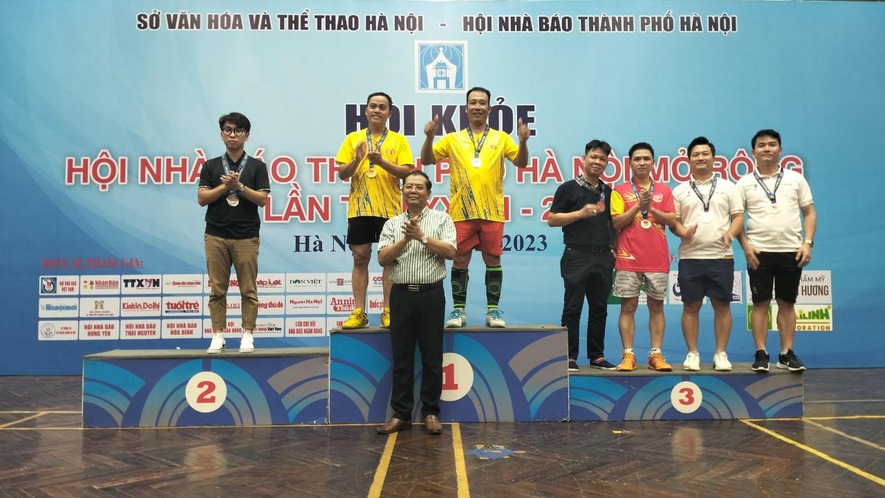 Báo pháp luật Việt Nam tiếp tục giành giải tại Hội khỏe Hội Nhà báo Hà Nội mở rộng