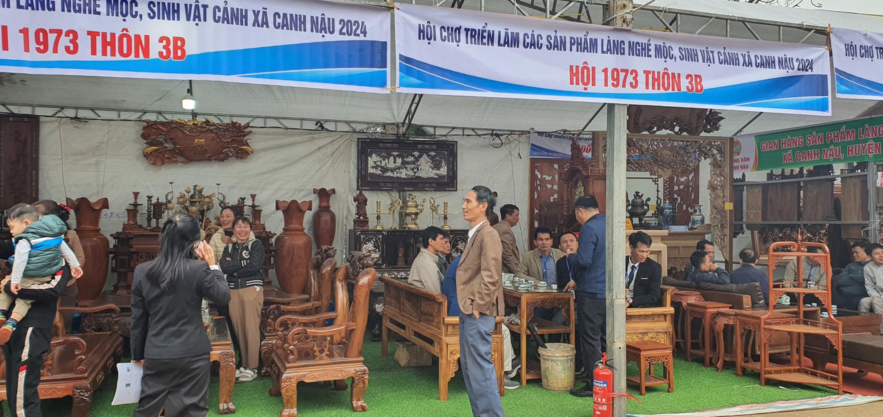 Hội tụ tinh hoa nghề Mộc Canh Nậu