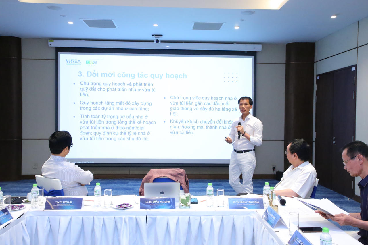 Hiệp hội Bất động sản Việt Nam nghiên cứu triển khai đề tài tạo lập thị trường nhà ở thương mại vừa túi tiền