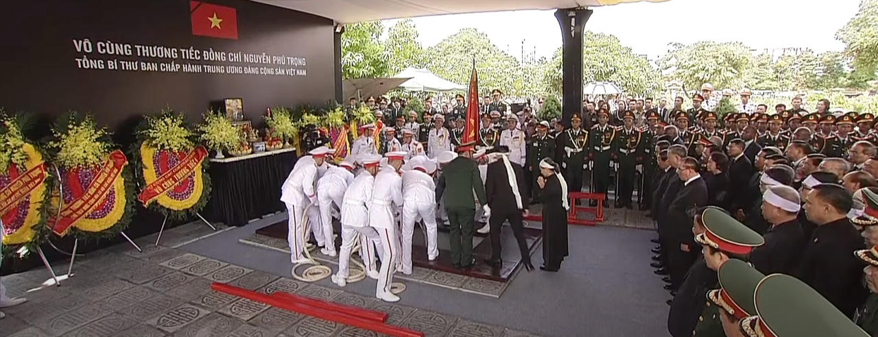 Thành kính tiễn đưa Tổng Bí thư Nguyễn Phú Trọng về nơi an nghỉ