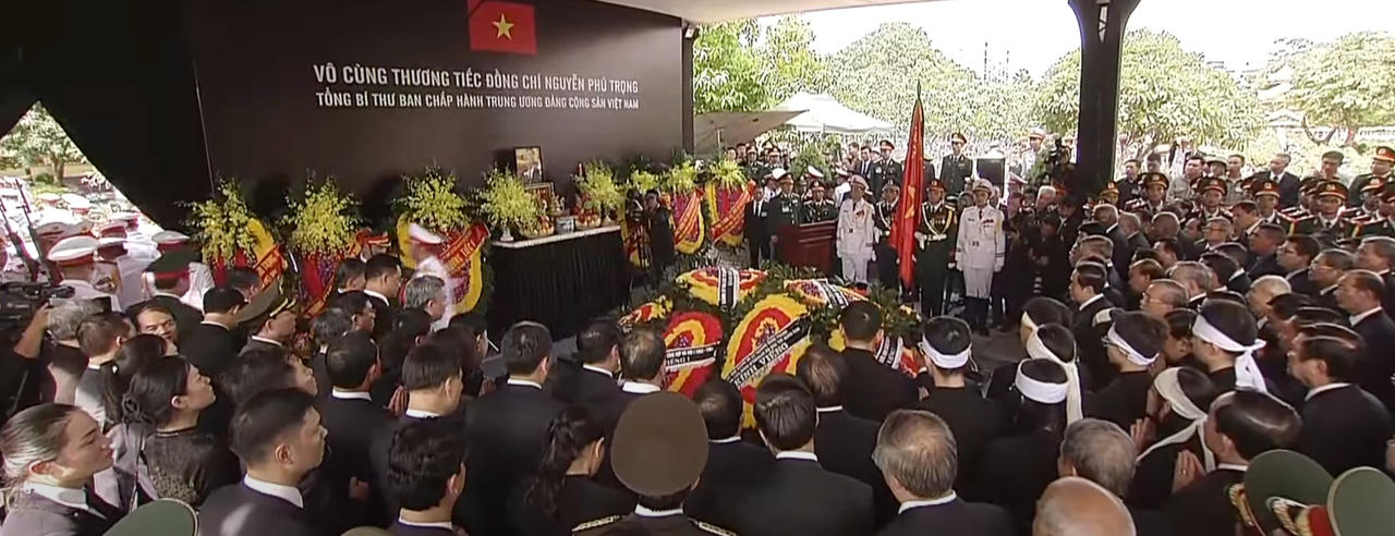 Thành kính tiễn đưa Tổng Bí thư Nguyễn Phú Trọng về nơi an nghỉ