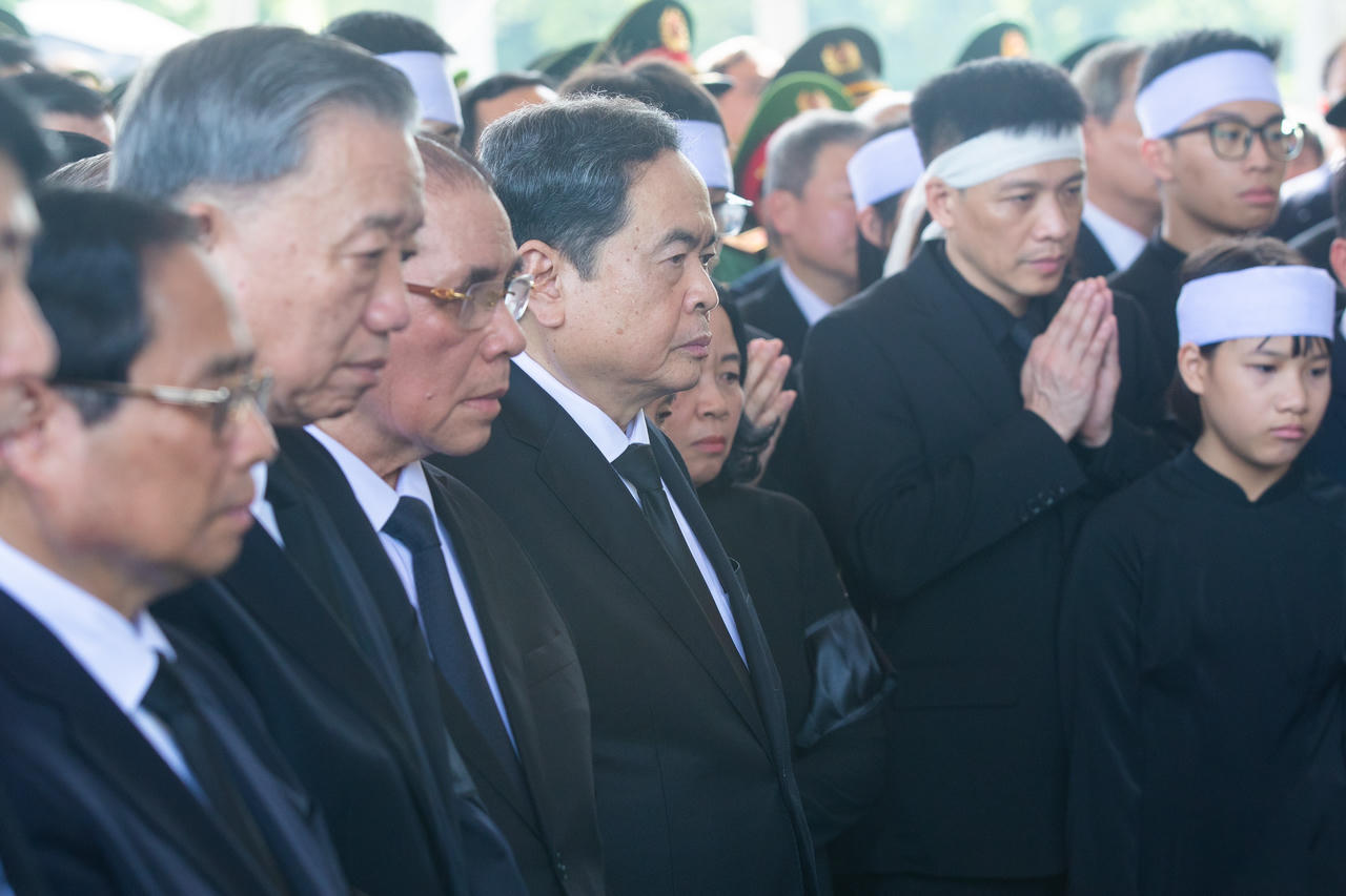 Thành kính tiễn đưa Tổng Bí thư Nguyễn Phú Trọng về nơi an nghỉ