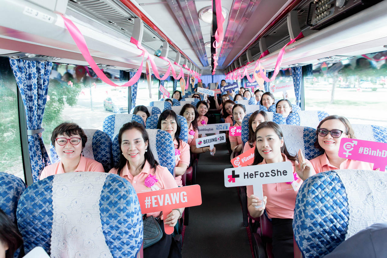 "Beijing+30 Bus Tour" - Tiếp nối hành trình chung tay thúc đẩy bình đẳng giới
