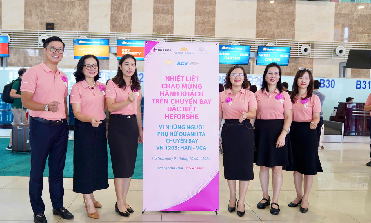 Vietnam Airlines muốn lan tỏa mạnh mẽ thông điệp về bình đẳng giới