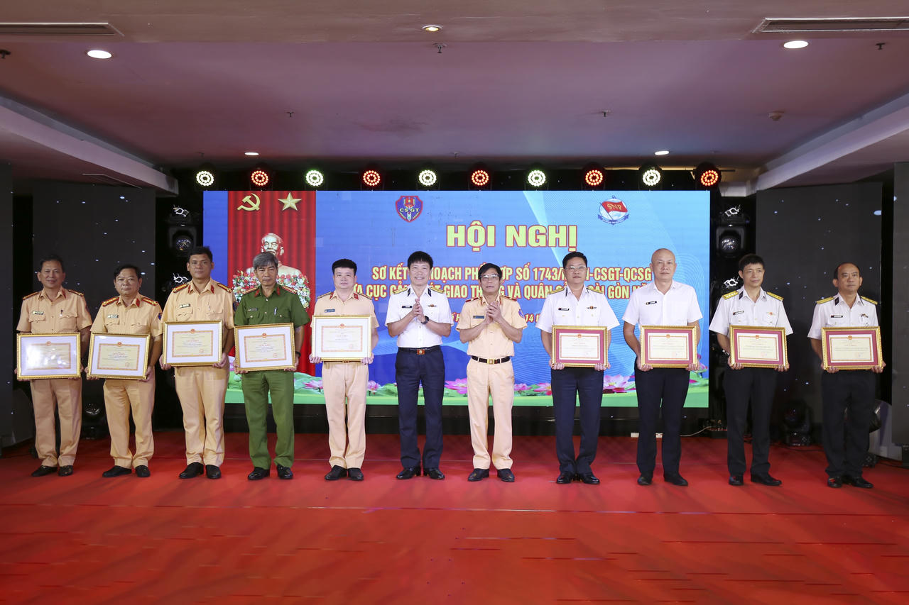 Tân cảng Sài Gòn và Cục Cảnh sát giao thông sơ kết công tác phối hợp bảo đảm an toàn giao thông, trật tự xã hội năm 2024