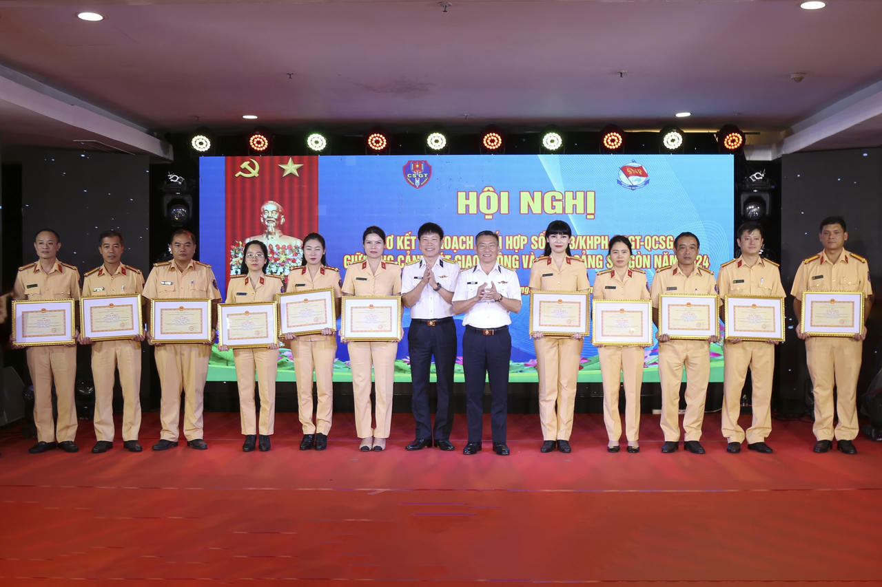 Tân cảng Sài Gòn và Cục Cảnh sát giao thông sơ kết công tác phối hợp bảo đảm an toàn giao thông, trật tự xã hội năm 2024