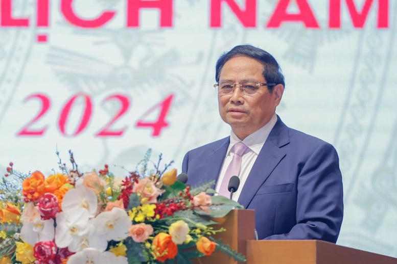 Thủ tướng dự hội nghị toàn quốc tổng kết năm 2024 của ngành văn hóa, thể thao và du lịch