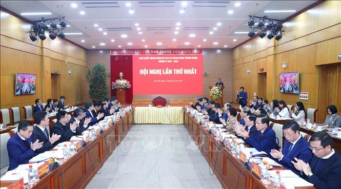 Hội nghị lần thứ nhất Ban Chấp hành Đảng bộ các cơ quan Đảng Trung ương