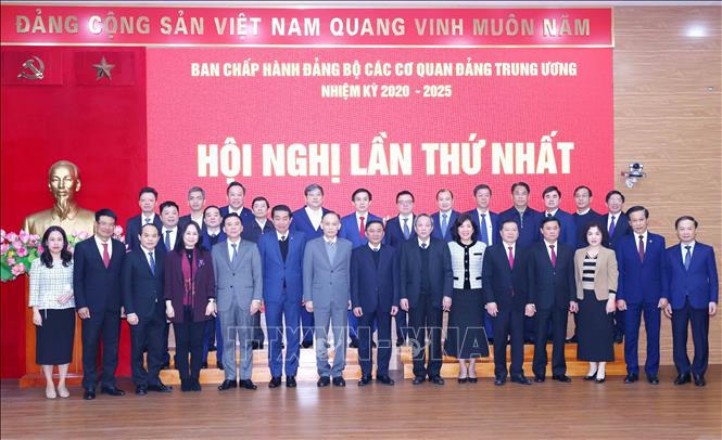 Hội nghị lần thứ nhất Ban Chấp hành Đảng bộ các cơ quan Đảng Trung ương