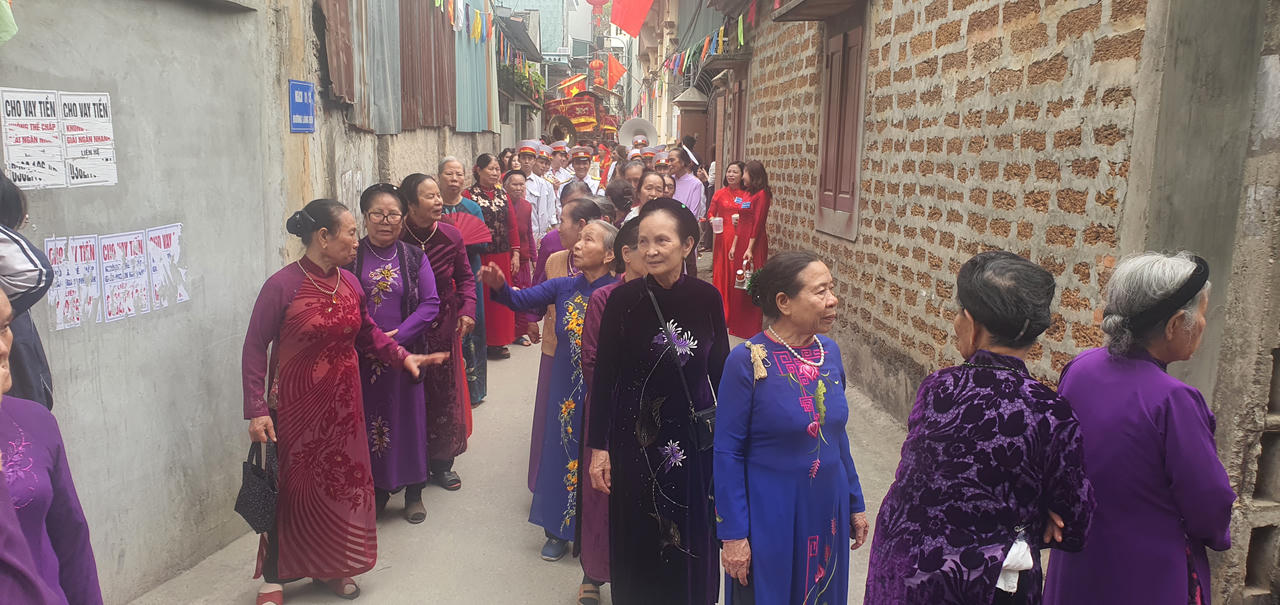 Đắm mình trong không gian văn hóa xứ Đoài với hội làng của người Lam Sơn