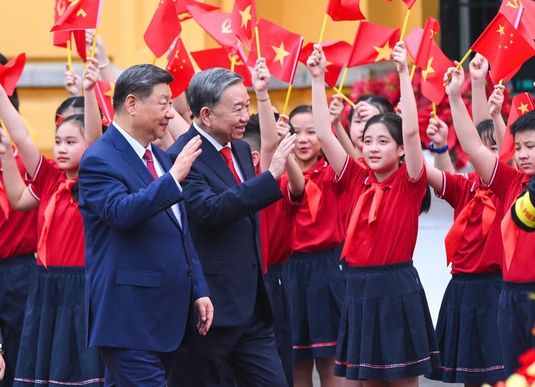 Tổ chức trọng thể lễ đón chính thức Tổng Bí thư, Chủ tịch nước Trung Quốc Tập Cận Bình