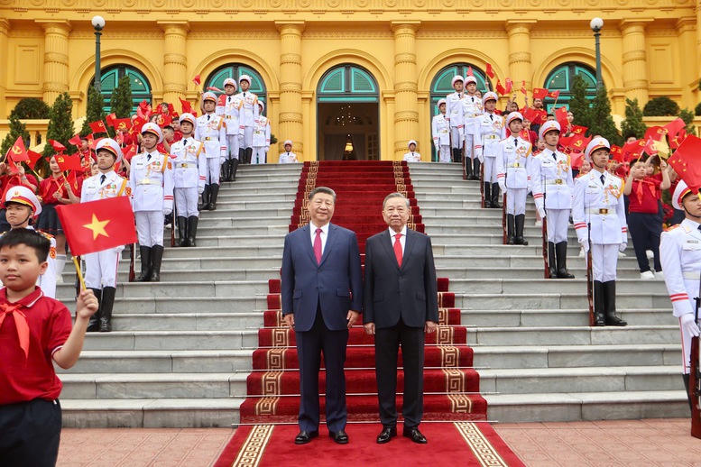 Tổ chức trọng thể lễ đón chính thức Tổng Bí thư, Chủ tịch nước Trung Quốc Tập Cận Bình
