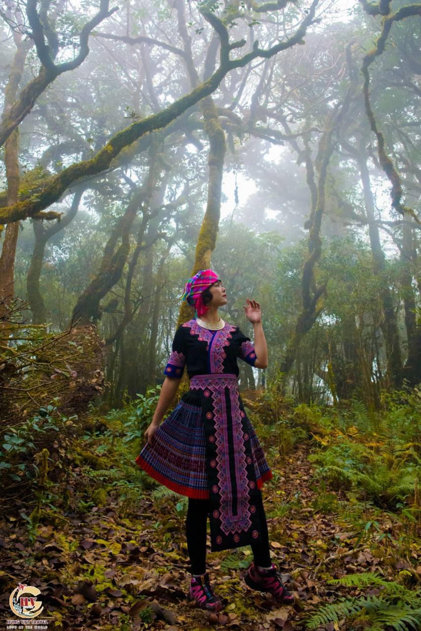 "Vận động viên đặc biệt" của Giải leo núi "Bước chân trên mây" mặc áo dài Việt Nam chinh phục đỉnh Tà Xùa