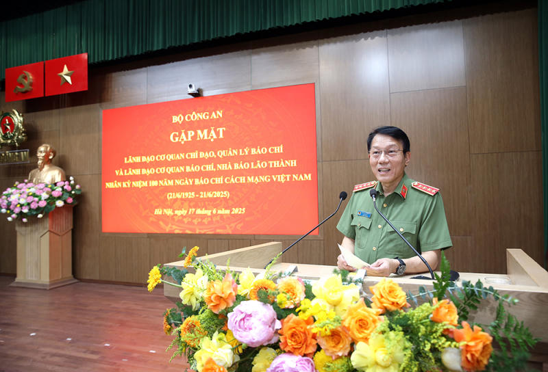 Bộ Công an trang trọng tổ chức cuộc gặp mặt nhân kỷ niệm 100 năm Ngày Báo chí Cách mạng Việt Nam